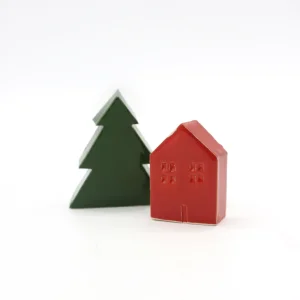 Mini House And Pine Tree