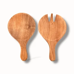 Walnut Salad Serving Set