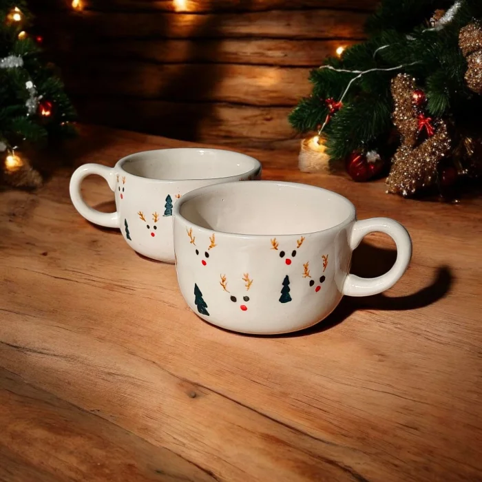 Deer Hand Made Mug image 4