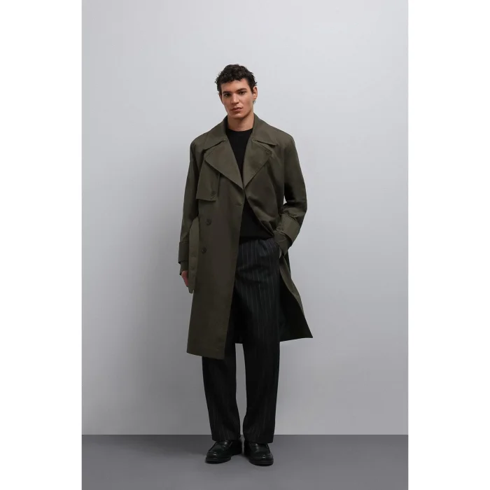 Relax Fit Trench Coat - 3