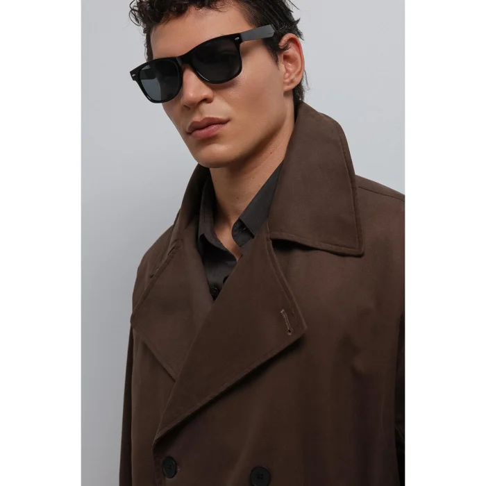 Relax Fit Trench Coat - 4
