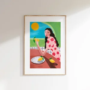 Femme Lumineuse Lemon Print