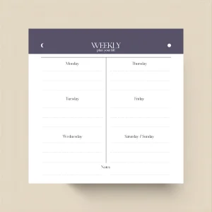 Weekly Planner