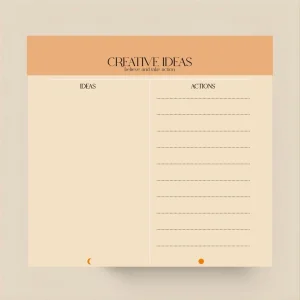 Creative Ideas Notepad