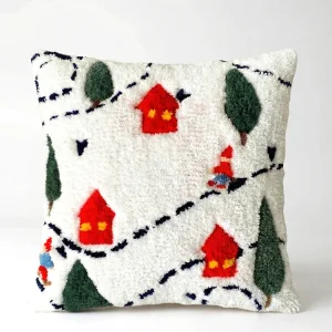 Winter Village Pillow