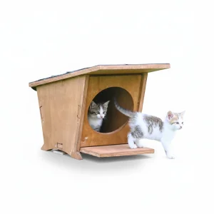Mandu Wooden Mini Cat House (newborn House)