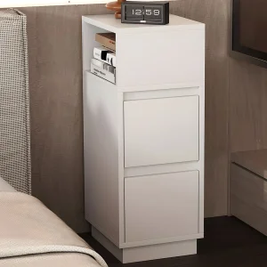 Alve Değiştirilebilir Açık Bölmeli Dar Komodin