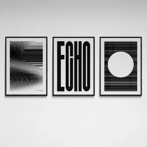 Echo Framed Art Print Set