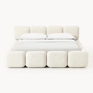 Sofia Bazalı Karyola - Sofistike Tarz, Gizli Depolama, Bukle Döşemeli