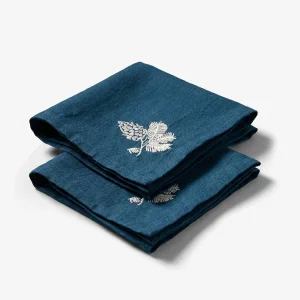 Lona 2-piece Linen Napkin Coniferous Christmas Themed Napkin