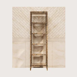 New England California Burl Banyo Rafı