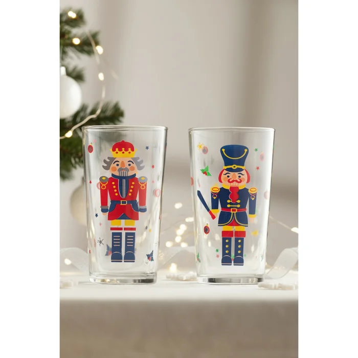 Nutcracker 2-piece Soft Drink Glass Set 570 Cc image 3