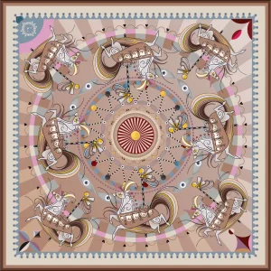 Mousse Carousel Yün Eşarp