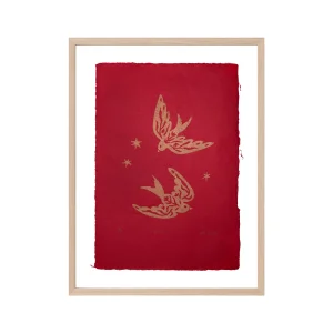 Swallows Orjinal Linöl Baskı