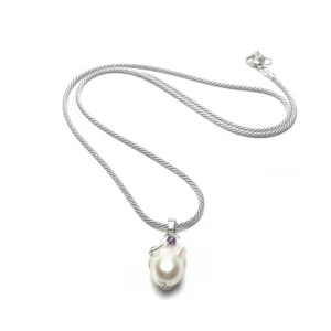 Baroque Pearl Pendant Necklace