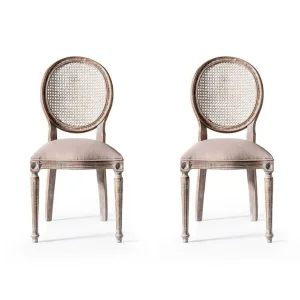 Orlando Eskitilmiş Sandalye ( 2 Adet Sandalye )