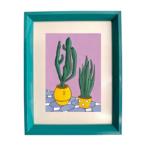 Cactus & Sword In Pink