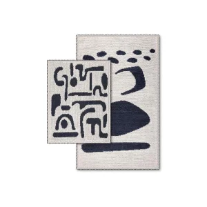 Coolshape Natural Cotton 2-piece Bathroom Mat Set