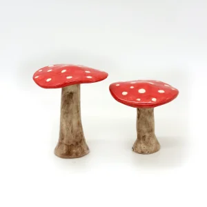 Mantar Dekoratif Obje 2'li