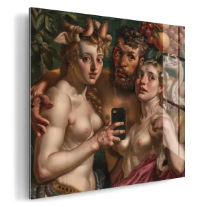 Selfie No.1 By Gazi Sansoy Fine Art Print