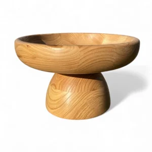 Chestnut Wooden Salad Bowl- 27 Cm