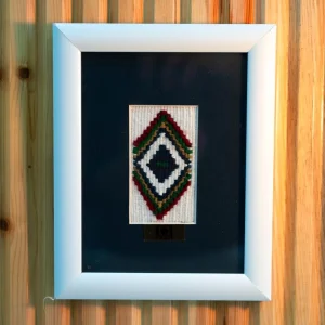 Handwoven Kilim Wall Art With Eye Motif