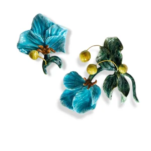 Mirabelle - Asymmetric Abstract Flower Earring