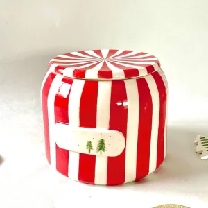 Yılbaşı (çam Ağacı) Konseptli Circus Kapaklı Saklama Kabı