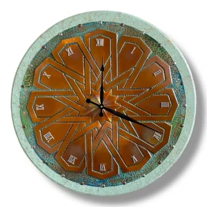 Copper Patina Wall Clock
