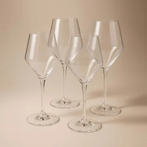Ray Kristal Cam Premium Şarap Kadehi 4'lü Set