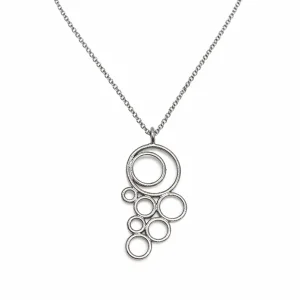 Grape Necklace Silver