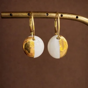 Hoop Porcelain Earrings