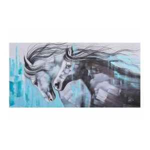 At Soyut El Yapımı Yağlı Boya Tablo