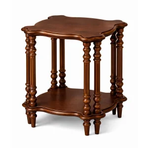 Lathe-legged Side Table