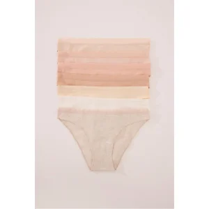 Women Secret 7-piece Classic Natural Tones Panties