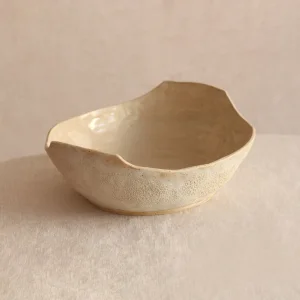 Sandy Ceramic Decorative Medium Bowl