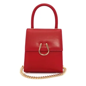 Kırmızı Mikrodem Çanta