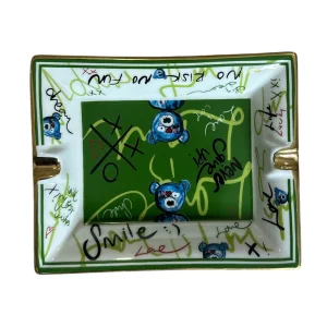 Pop Art Ashtray Green