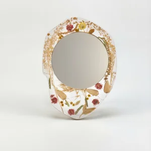 Handmade Floral Mirror
