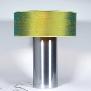 Green Chrome Table Lamp