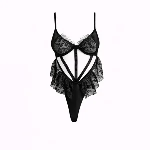 Lyria Rouge Lace Bodysuit
