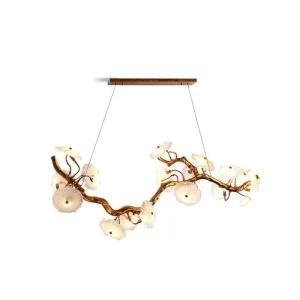 Brass Cast Dining Table Base Blooming Chandelier