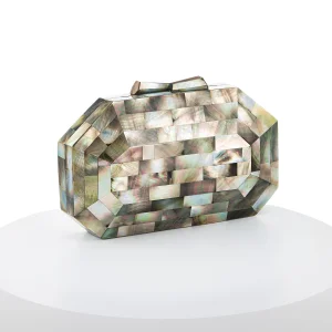 Madre Ly0107a Black Mother-of-pearl Clutchbag