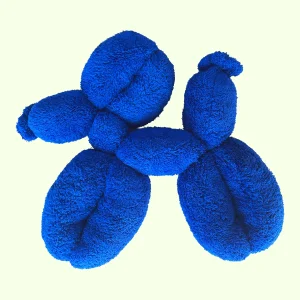 Balloon Dog Pillow - Blue