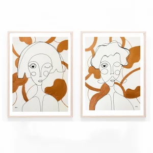 Original Signed Painting | Portrait Series - 01 - 2 Pieces