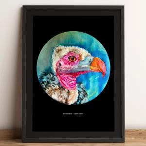 Vulture Portrait | Original Art Poster