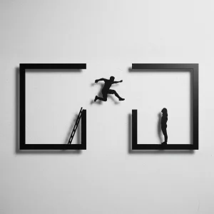 The Escape Metal Duvar Tablosu - Milnoi Kavramsal Seri