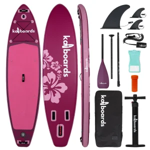 Kai Boards The Hibiscus 10'6 Inflatable Sup Paddle Board Set - Pink
