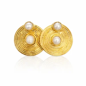 İnci Aurea Discu Earrings