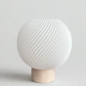 Ombra Travertine Modern Table Lamp